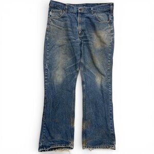 Carhartt B18 Denim Jeans Distressed Trashed Carpenter Baggy Skater Men's 38x30